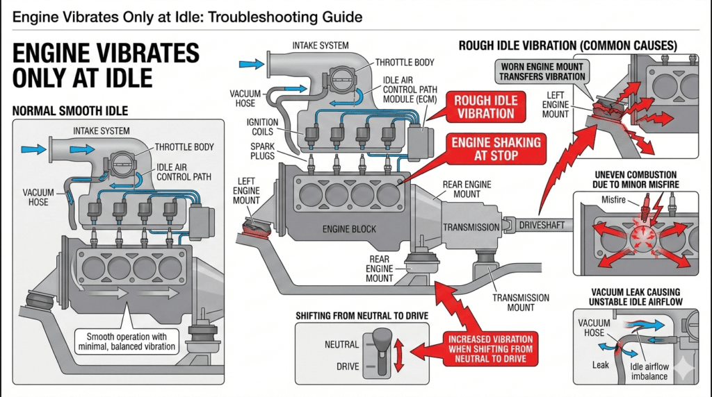 Engine Vibrates Only at Idle